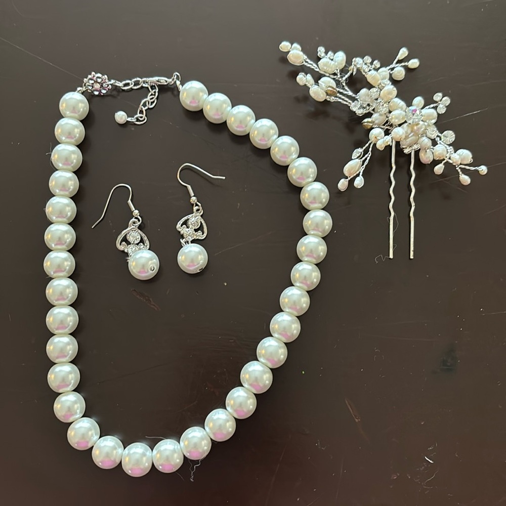 Wedding costume jewelry set